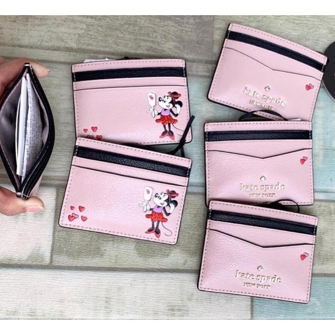 

Dompet Kate Spade Minnie Small Slim Card Holder Minnie Mouse