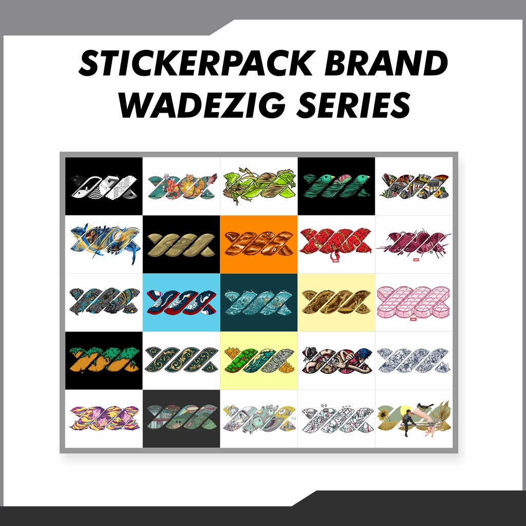 

STICKER BRAND WADEZIG | STIKER BRAND DISTRO LOKAL HYPEBEAST STIKER LOGO LAPTOP TUMBLR STICKER HELM | STICKER DINDING AESTHETIC ESTETIK