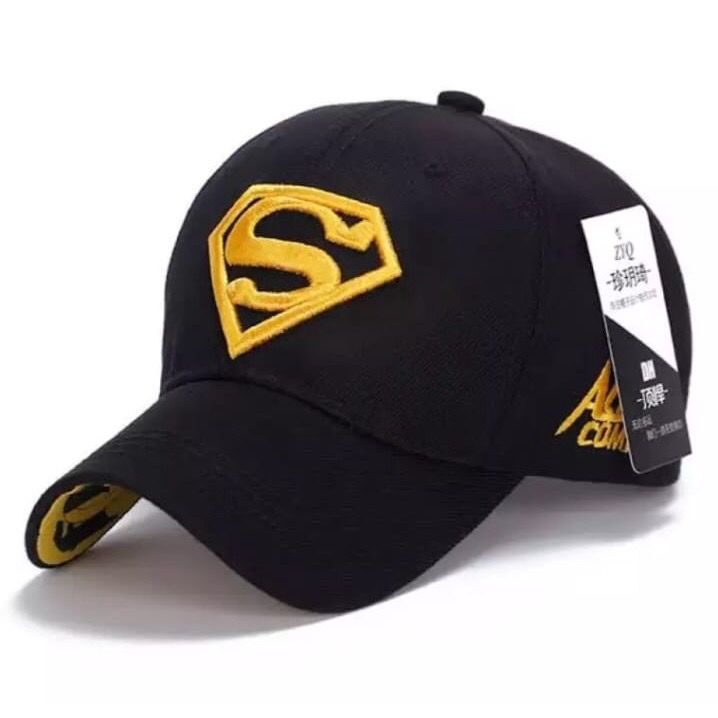 Topi Baseball Premium Motif Simbol Superman