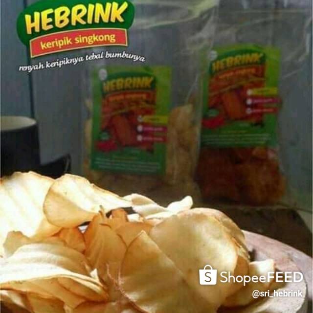 

Keripik singkong original Hebrink kemasan 500gr