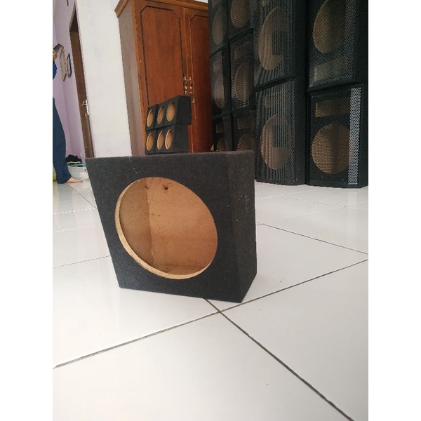 box speaker miring 8 inch kosong murah