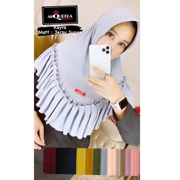 Hijab Instan Kayra ORI Anqueela Hijab / Jilbab Jersey