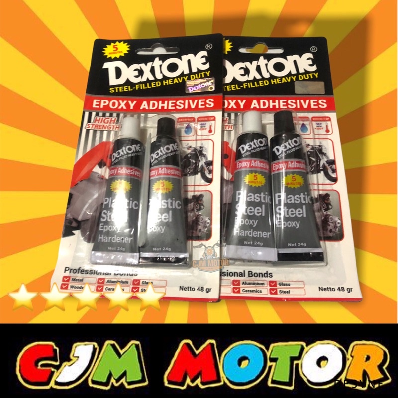 

Lem Dextone 5 menit / Lem Besi /Lem plastik 48gr