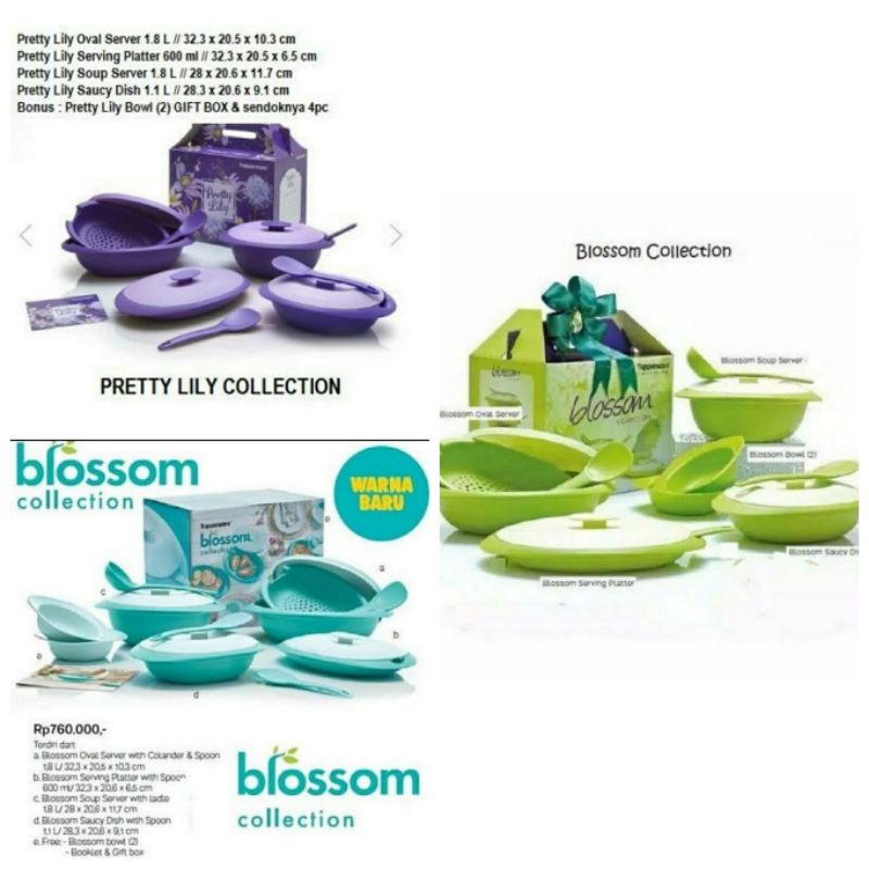 Tupperware Blossom Collection