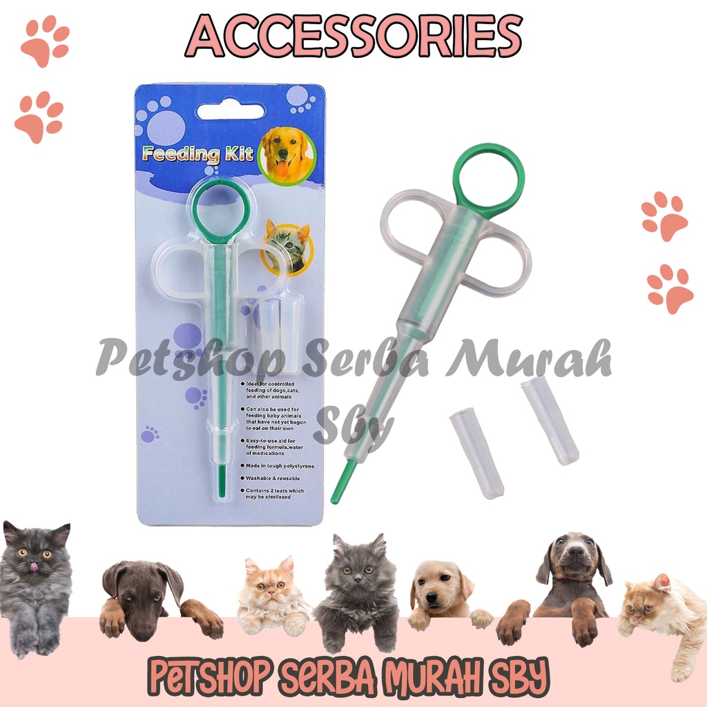 Feeding Kit - Alat Bantu Pelontar Kapsul Untuk Kucing Dan Anjing