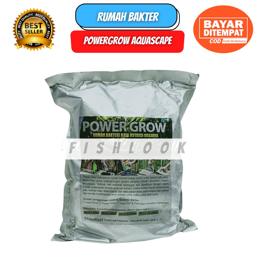 powergrow power grow rumah bakteri aquascape