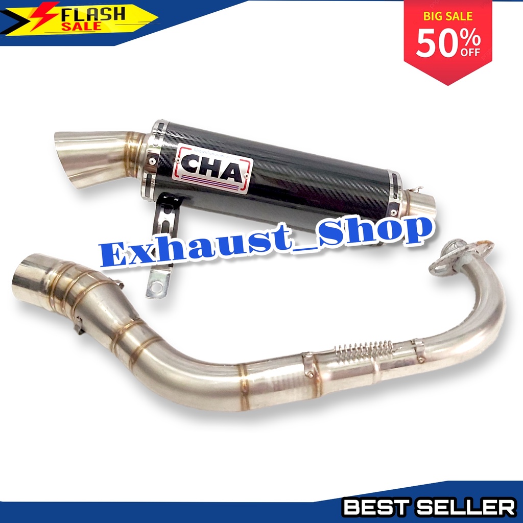 Knalpot Racing CHA Mio Sporty Mio M3 Mio i125 Mio Soul Mio Soulty FREEGO Yamaha Ego Xride