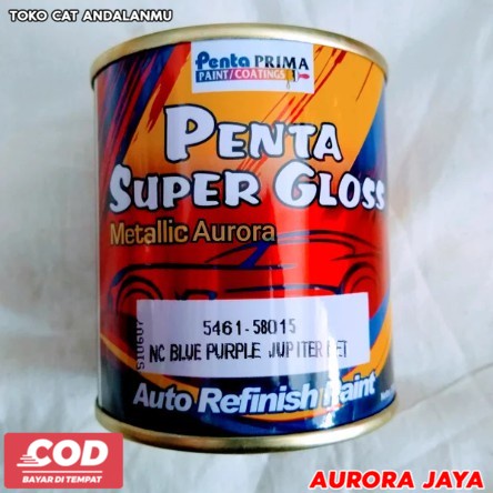 Cat Mobil Motor Penta Super Glos Biru Yamaha Jupiter Vega Vixion -  Toko Cat Aurora