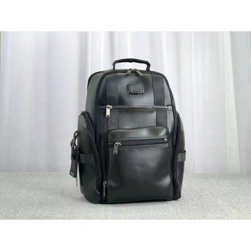 Tas Ransel Tumi Alpha Bravo Sheppard Leather Backpack Tas Punggung Mirror Quality