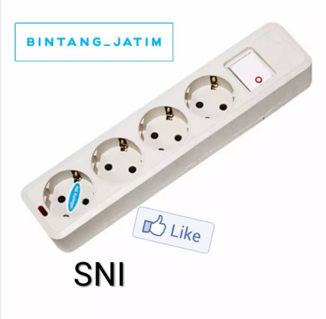 Stop Kontak + switch / socket + on/off / SNI