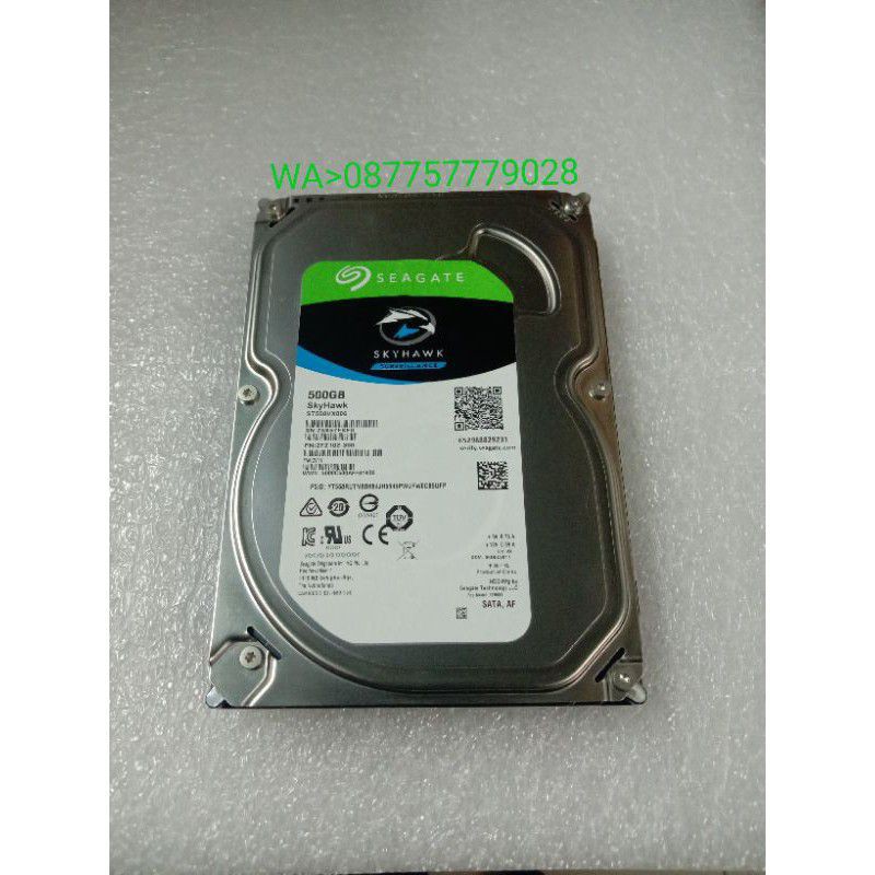 Hardisk 3.5" Seagate 500GB Skyhawk Surveillance-HDD SGT 500GB For CCTV