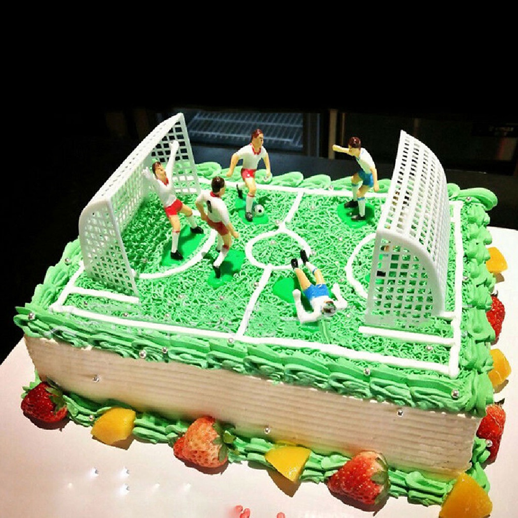 Sunshine Topper Kue Bentuk Gawang Sepak Bola Untuk Ulang Tahun Anak