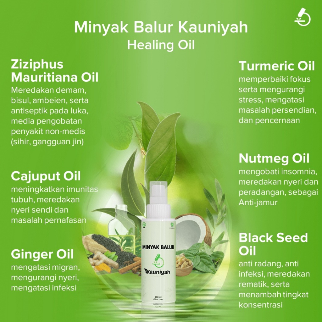 [ FREE GIFT ] KAUNIYAH OIL by Ummu Balqis Minyak Balur Original BPOM