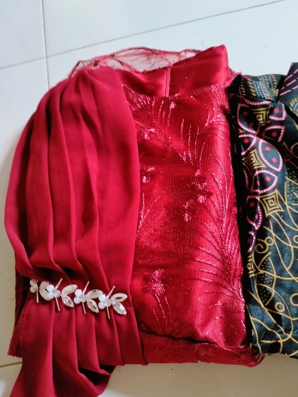 Maura Couple - Sania Ruffle Batik Couple Ori Ndoro Jowi Garansi Termurah Shopee - Batik Solo Modern