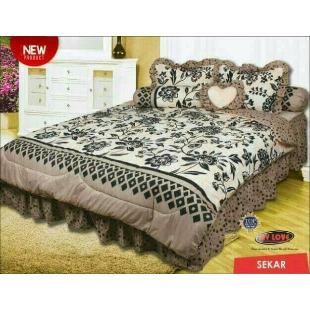 Sprei My Love Rumbay Uk 180x200 Tinggi 30