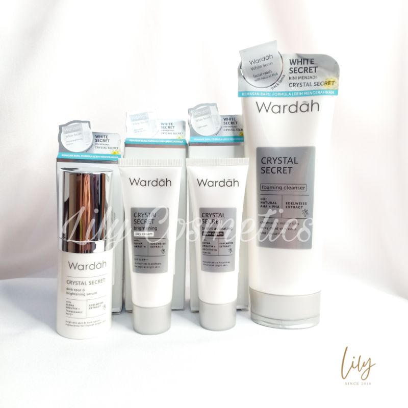 Wardah Crystal Secret Paket 4 in 1