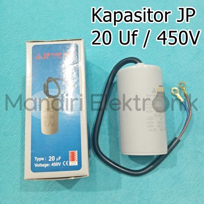 Kapasitor JP 20 Mikro - Kapasitor Kabel 20 Uf / 450V JP