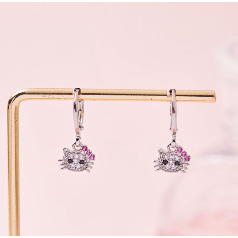 anting xuping hello kitty super mewah simpel gold dan silver N130721000