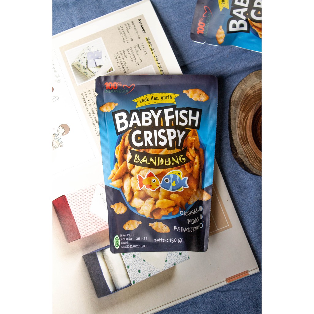BABY FISH CRISPY BANDUNG PEDAS JERUK 150gr