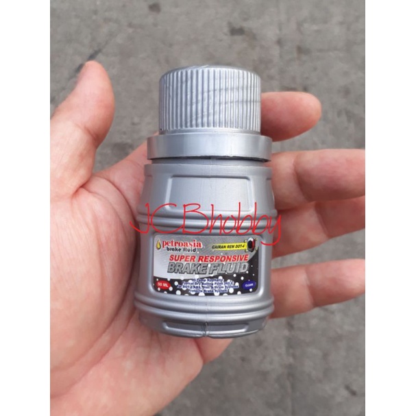 Minyak rem brake fluid DOT 4 clear PETROASIA 50ml