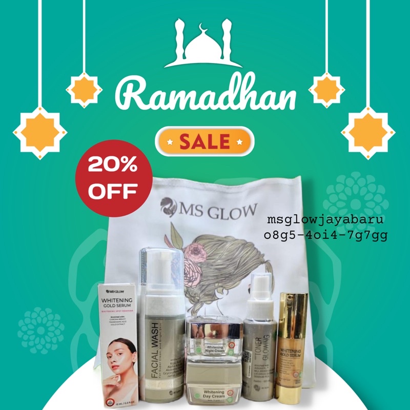 PAKET MS GLOW ULTIMATE + SERUM GOLD