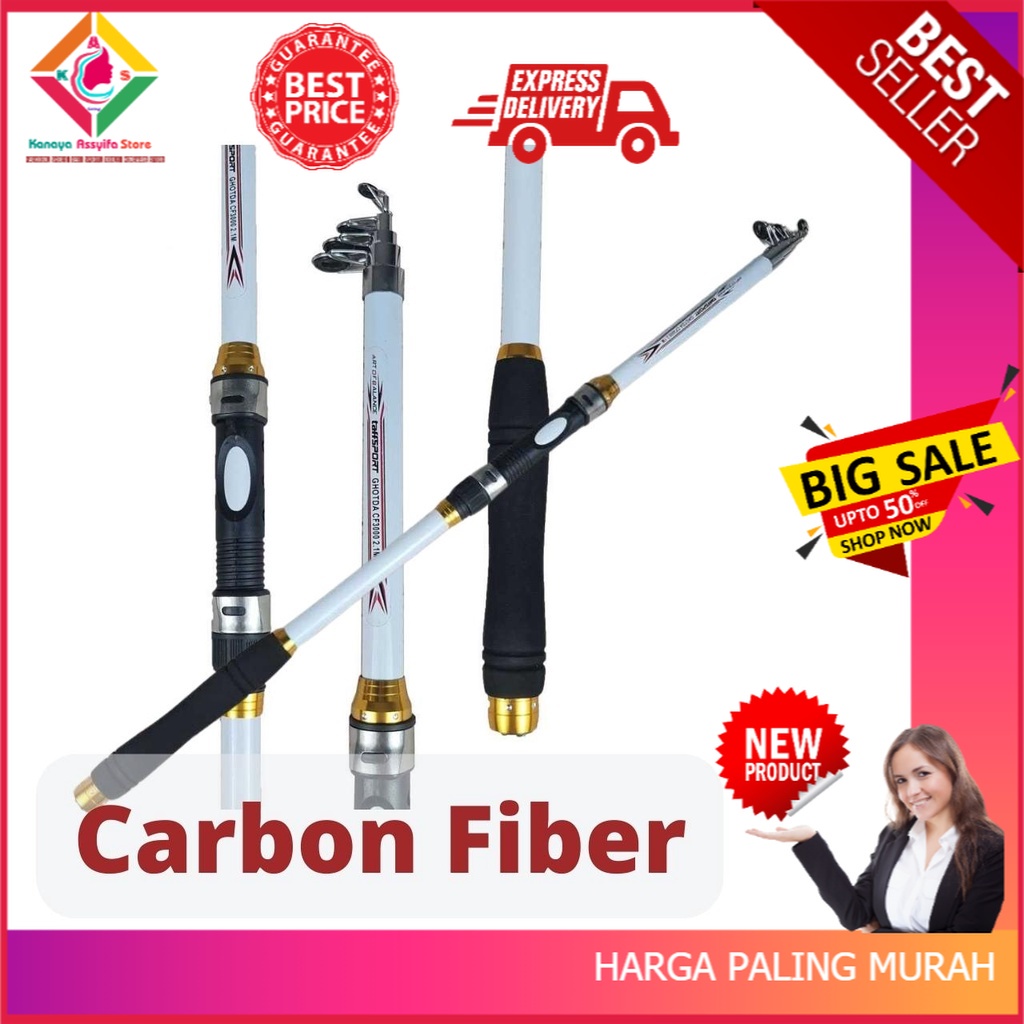 TaffSPORT GHOTDA Joran Pancing Portable Carbon Fiber - CF3000