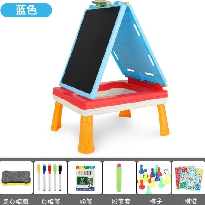 

Bayi Gambar Papan Lipat Anak-anak Lukisan Papan Tulis Portable - Biru Muda