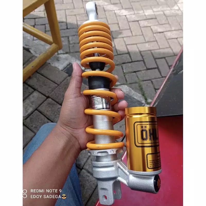 Shock Tabung Bawah ohlinsss metic ukuran 330MM Vario Mio Beat Scoopy New Vario New 125 150