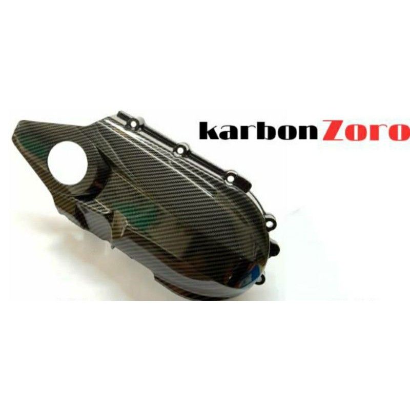 COVER CVT KARBON TUTUP CVT BEAT FI STREET SCOOPY ESP BEAT POP BEAT FI 2016-2019 KARBON ZORO