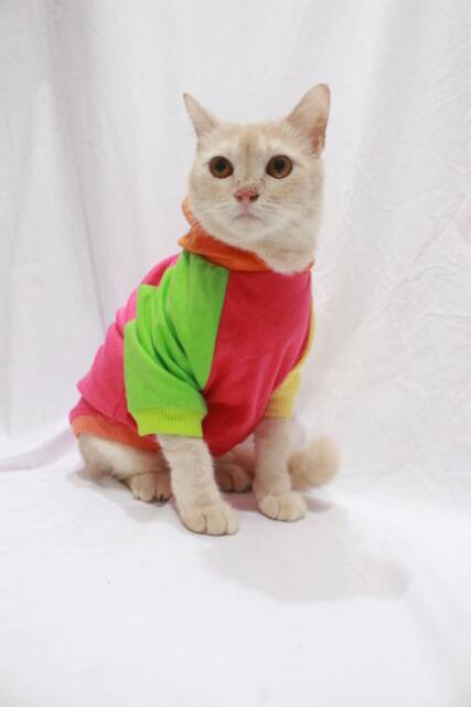 Kaos Jumper hoodie joker 1 untuk kucing dan anjing size S-XL / baju kucing terlaris 2019