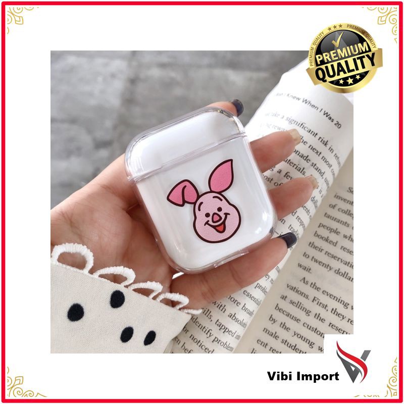 

Terlaris Kasus Untuk Airpods Kasus Lucu Kartun Transparan keras pelindung Kasus aid Sampul Accessoir