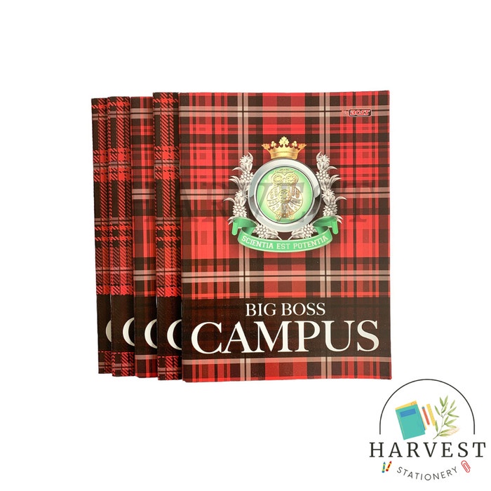 

CODE407 Buku Tulis Big Boss Campus 50 Lembar ( Harga 1 Pack = 10 Buku )