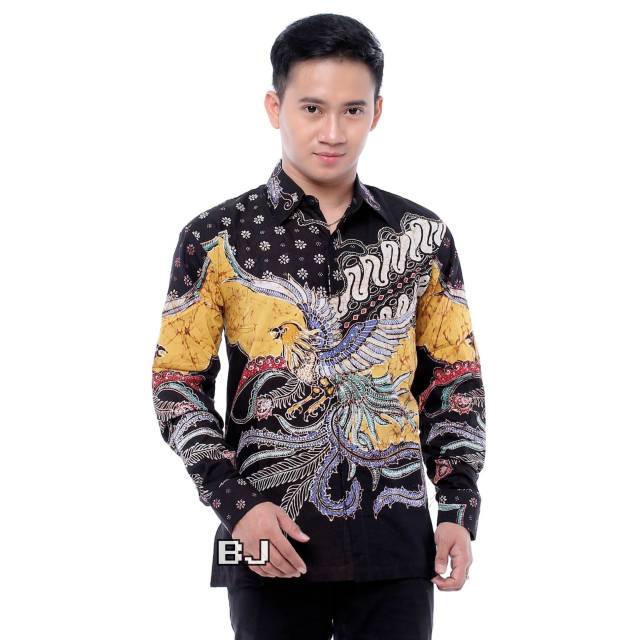 Batik Tulis Bswart Batik Hrb026 Kenongo Hem Pendek Padi Pekalongan M L Xl Batik Pria Murah