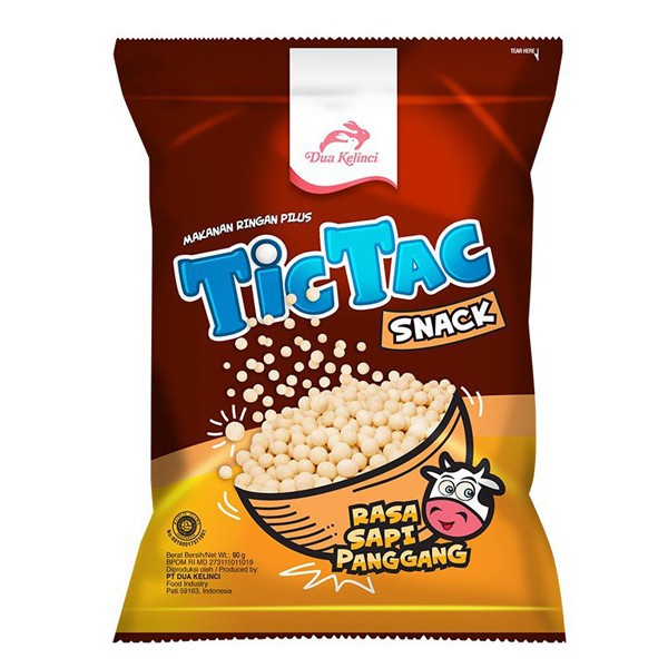 

Dua Kelinci Tic Tac Sapi Panggang 90G