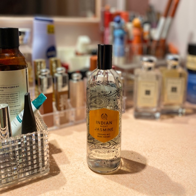 ORIGINAL STORE THE BODY SHOP INDIAN NIGHT JASMINE FRAGRANCE MIST THRIFT PRELOVED