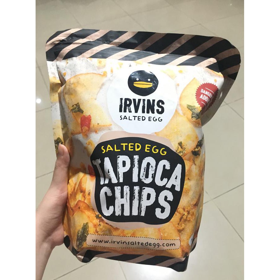 

Dijual Irvins Tapioca Chips Salted Egg Large (230Gr) Ready Stock Terlaris