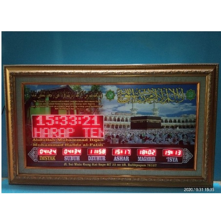 jam masjid digital adzan otomatis spesial promo
