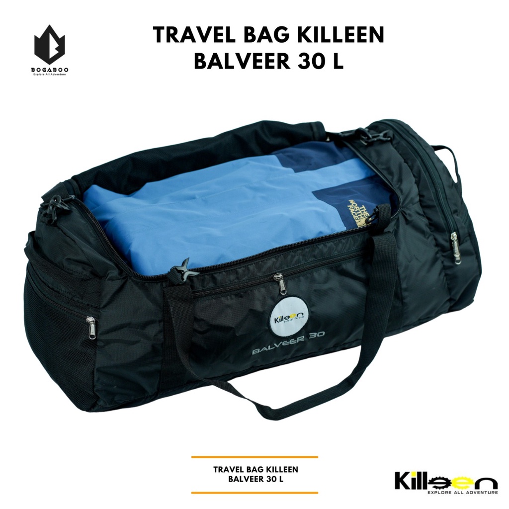 Duffel Bag Killeen Seri Balveer 60L - Travel Bag Killen - Tas Jinjing - tas travell - tas jinjing - tas pulang kampung