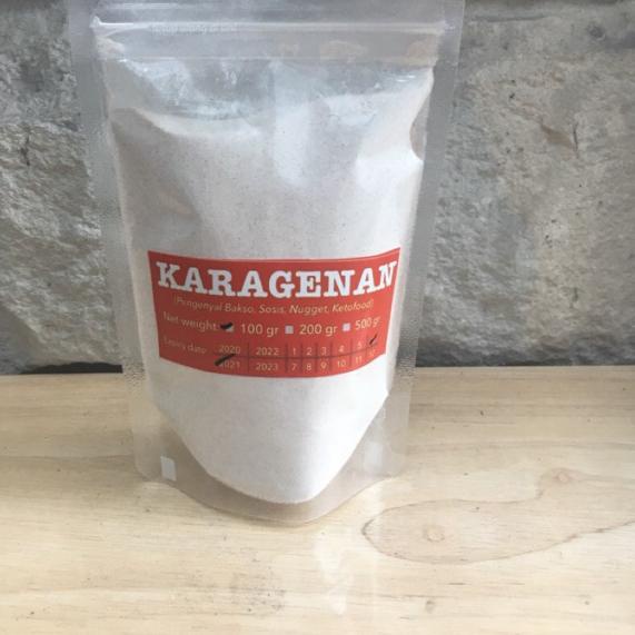

[DISCOUNT 9D062] Karagenan Kappa/ Carrageenan / Karagen / pengenyal bakso, sosis, nugget 100 gram Ready Stok
