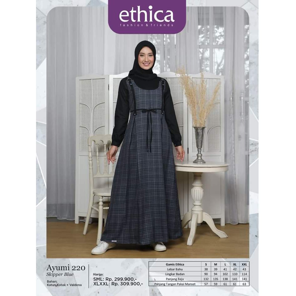 ETHICA AYUMI 220 SKIPPER BLUE~SA'ADAH COLLECTION