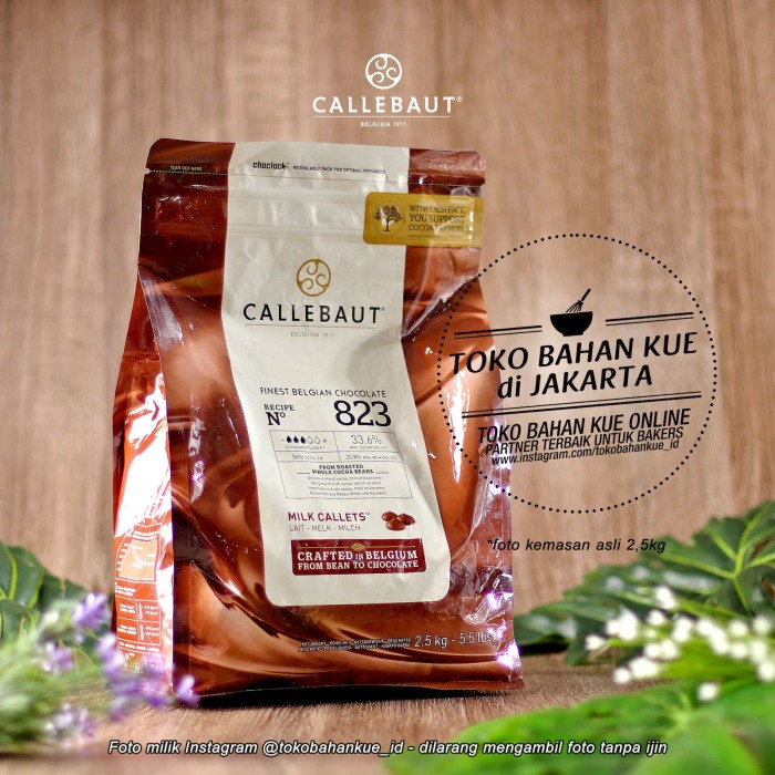 

Ds2011Z Callebaut Finest Belgian Chocolate Milk Callets Coklat Susu 2,5Kg Xz20X1Z11