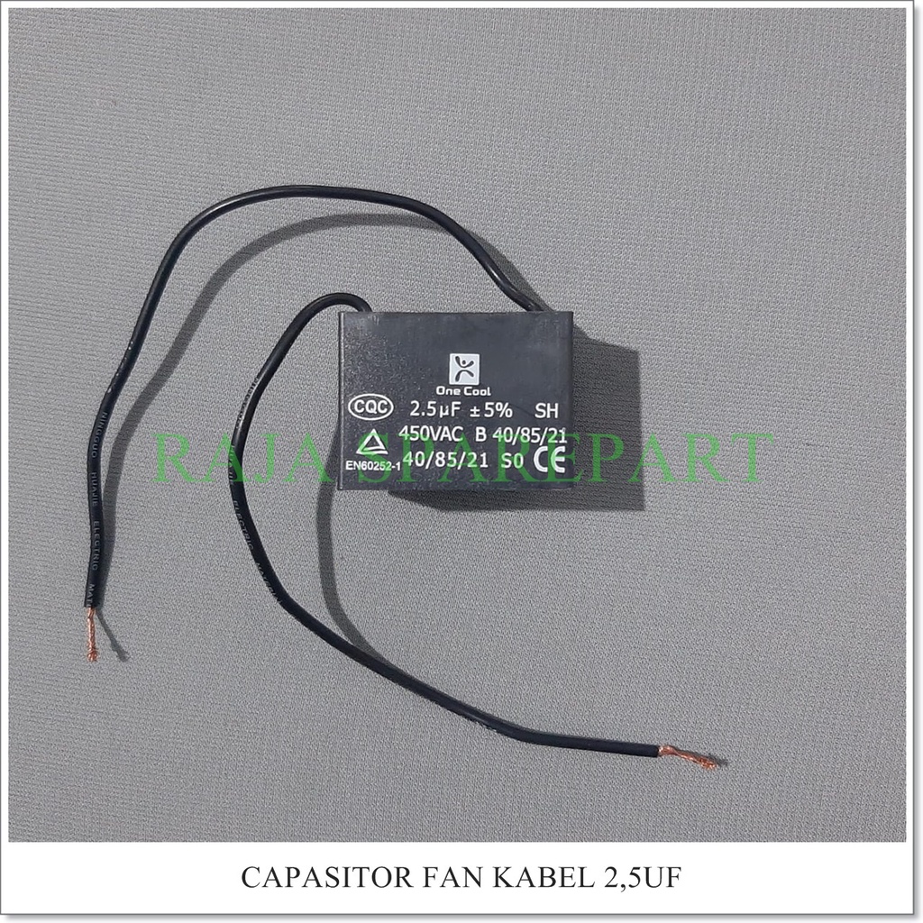 F25 KAPASITOR KIPAS / KAPASITOR / CAPASITOR FAN 2.5UF KABEL