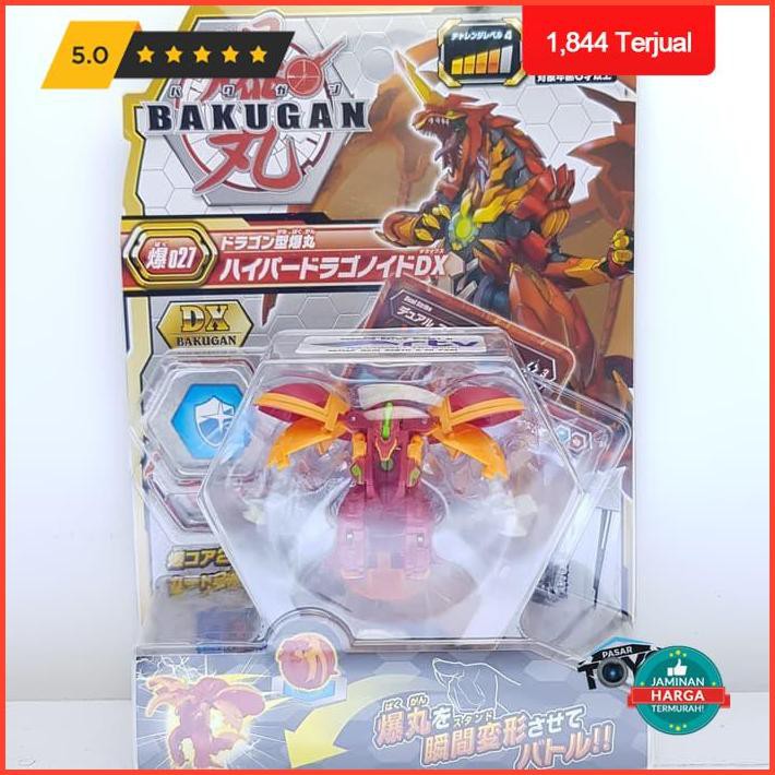 Action Figure Bakugan Battle Planet 027 Hyper Dragonoid Dx Pack Takara Tomy Premium