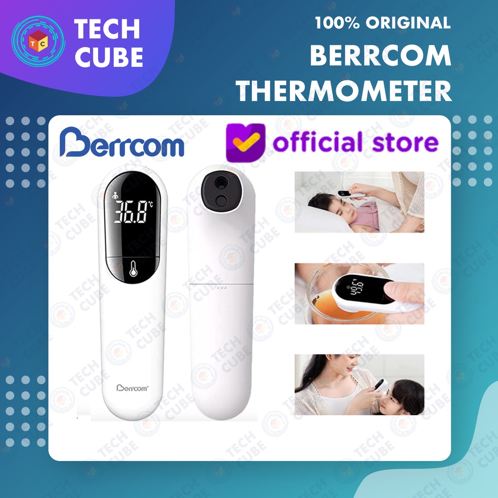 Berrcom Thermometer Infrared LED Termometer Gun Digital Alt iHealth