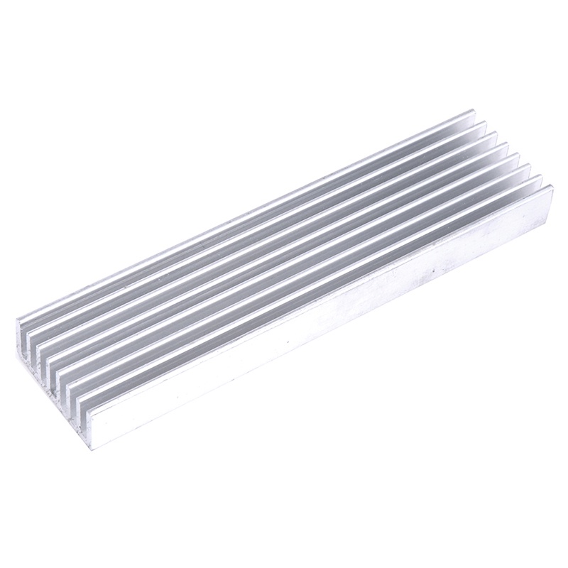 Heatsink High Power Elektronik Bahan Aluminum Ukuran 100x25 X 10mm