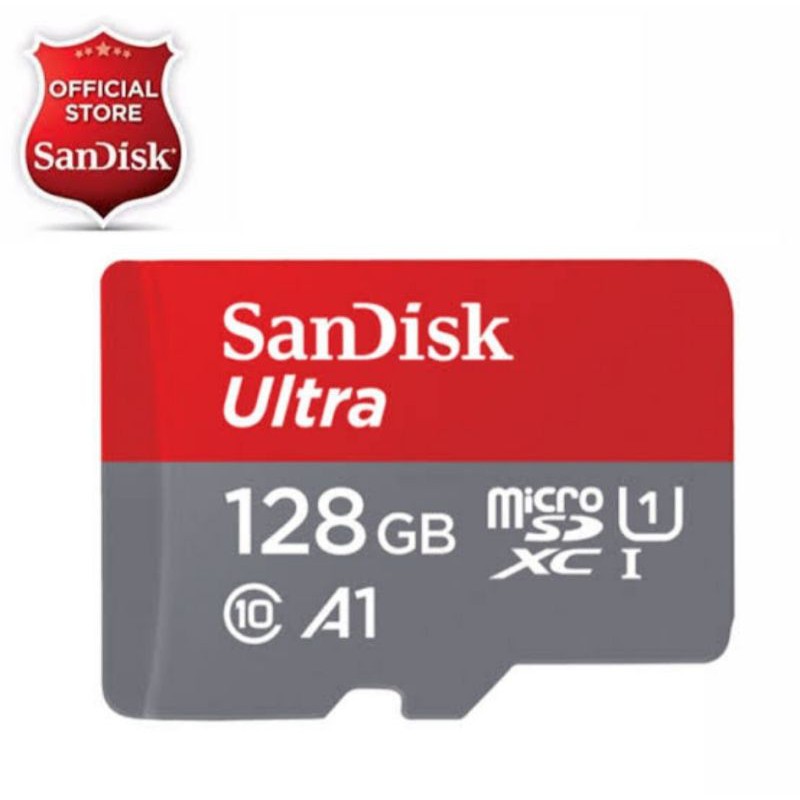 SanDisk Ultra MicroSDXC™ UHS-I A1 128GB up to 120Mbps - Garansi Resmi