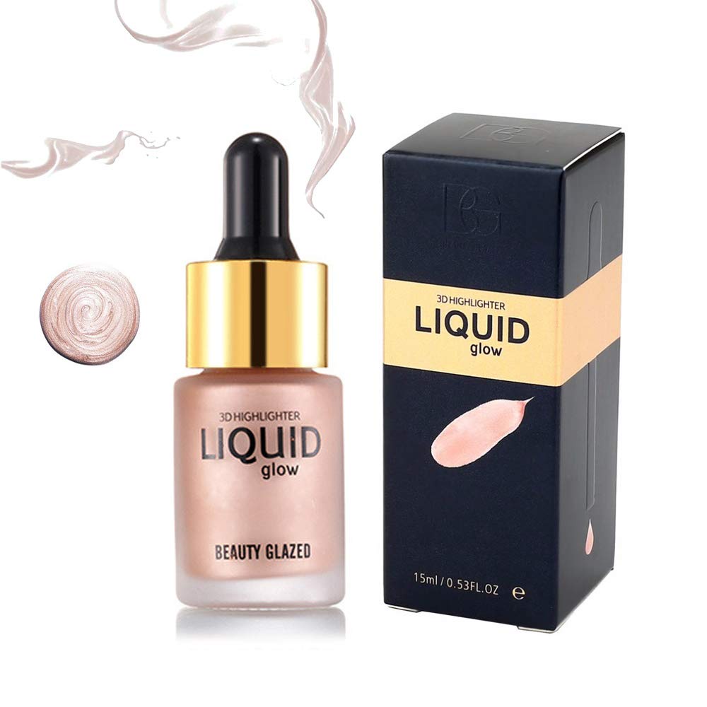 (READY &amp; ORI) Beauty Glazed 3 Color Warna 3D Highlighter Liquid Glow Contour Cair Pearl Tan B12 B 12