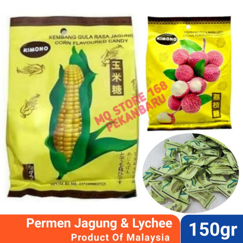 

Kimono Permen Rasa Jagung & Lychee - 150gr Malaysia