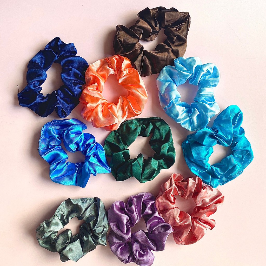 ✅COD Scrunchie , Scrunchies, Cepol, Cemol, Ikat Rambut, Kunciran Rambut, Cepol Hijab