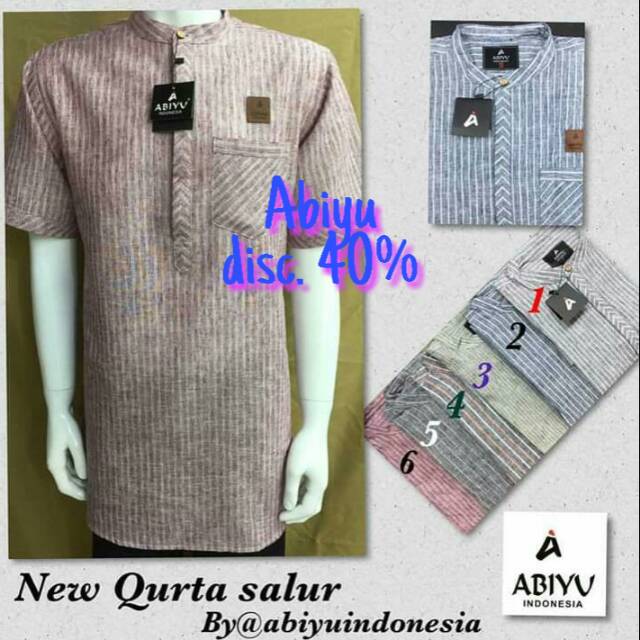 Diskon 40 Baju Koko Abiyu Indonesia Premium